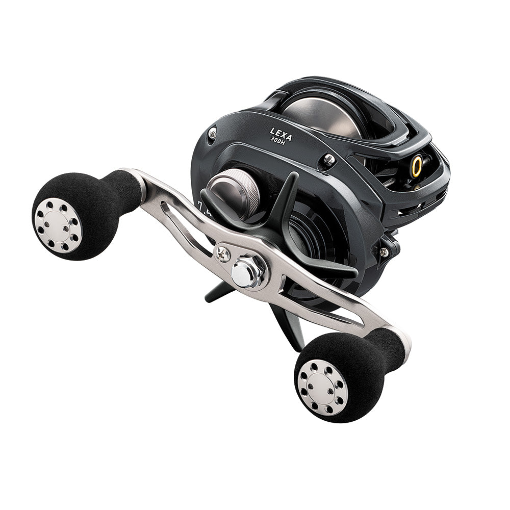 Daiwa Lexa 300 Baitcasting Reel Left Hand Hyper Speed Dual Paddle Handle LX300HL