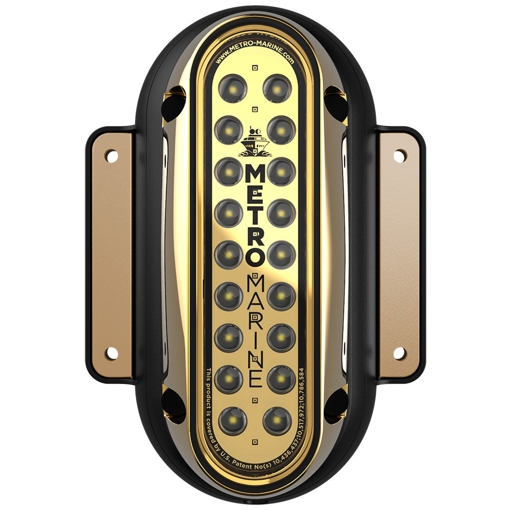 Metro Marine HighOutput Vertical Surface Mount Light wIntelligent Monochromatic LEDs White 90 Beam FSME1VW390