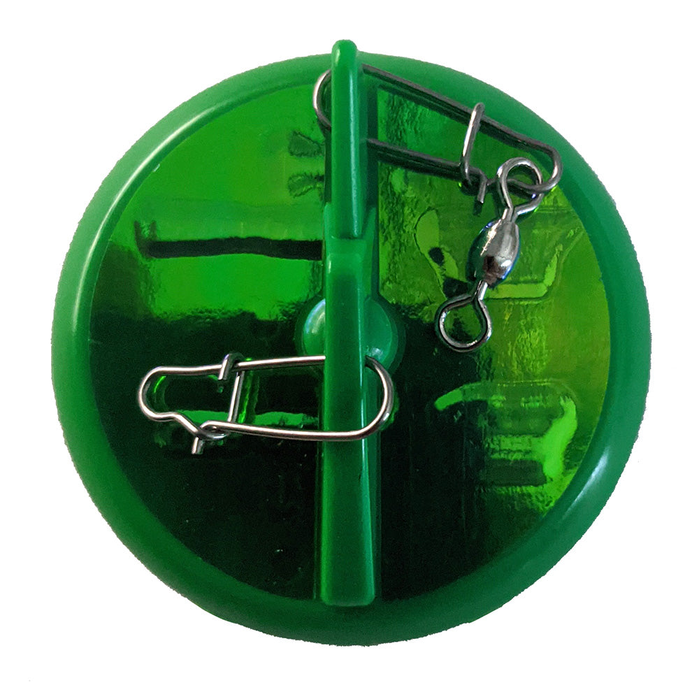 LuhrJensen 214 Dipsy Diver Kelly GreenSilver Bottom Moon Jelly 55600302511