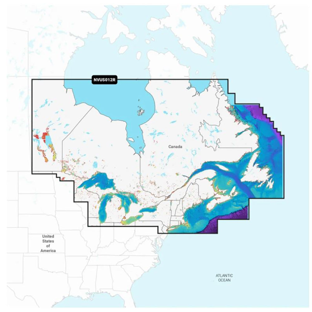 Garmin Navionics Vision NVUS012R Canada East Great Lakes 010C148400