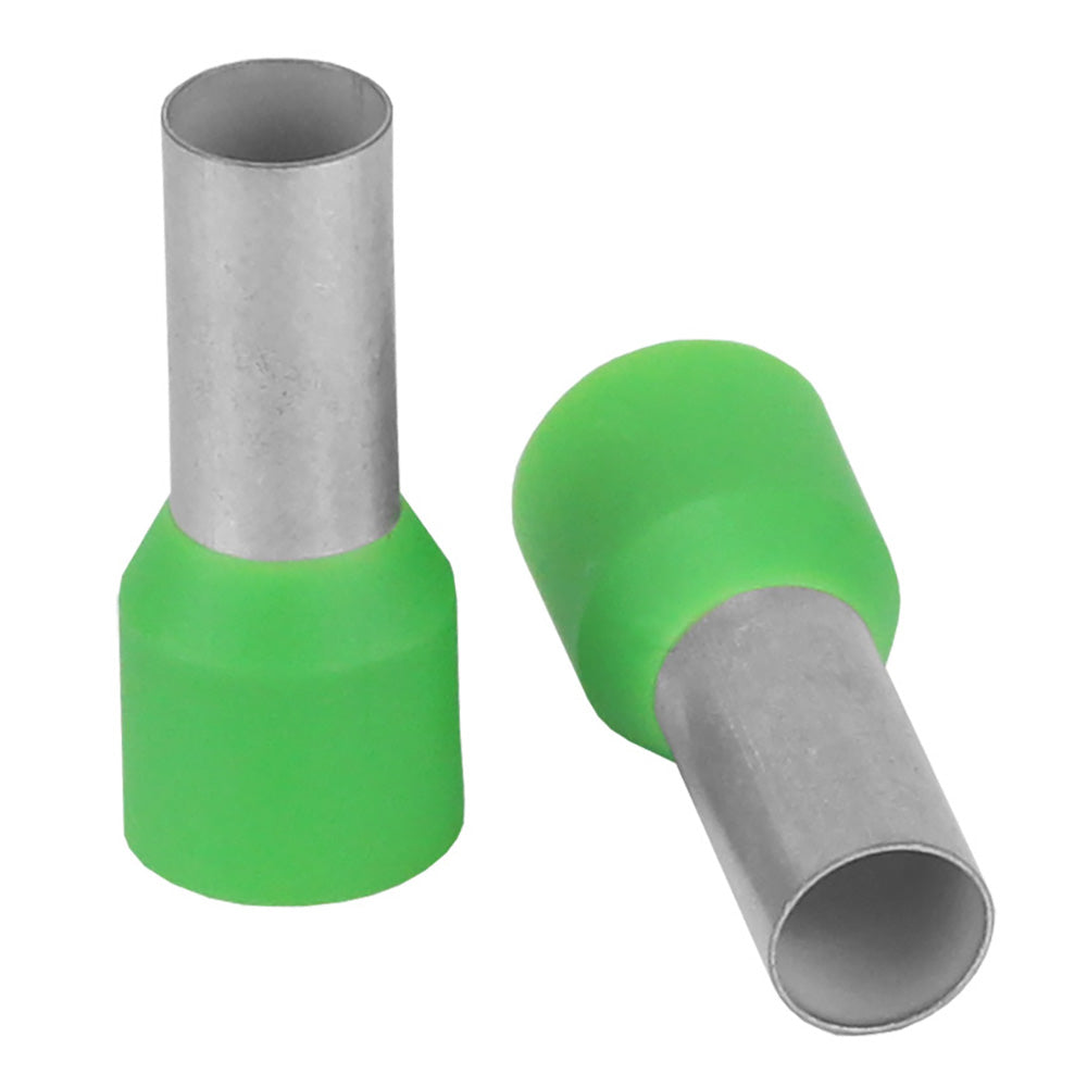 Pacer Green 6 AWG Wire Ferrule 12mm Length 10 Pack TFRL612MM10