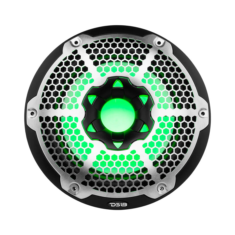 DS18 HYDRO 10 Subwoofer wRGB Lights 600W Black NXL10SUBBK