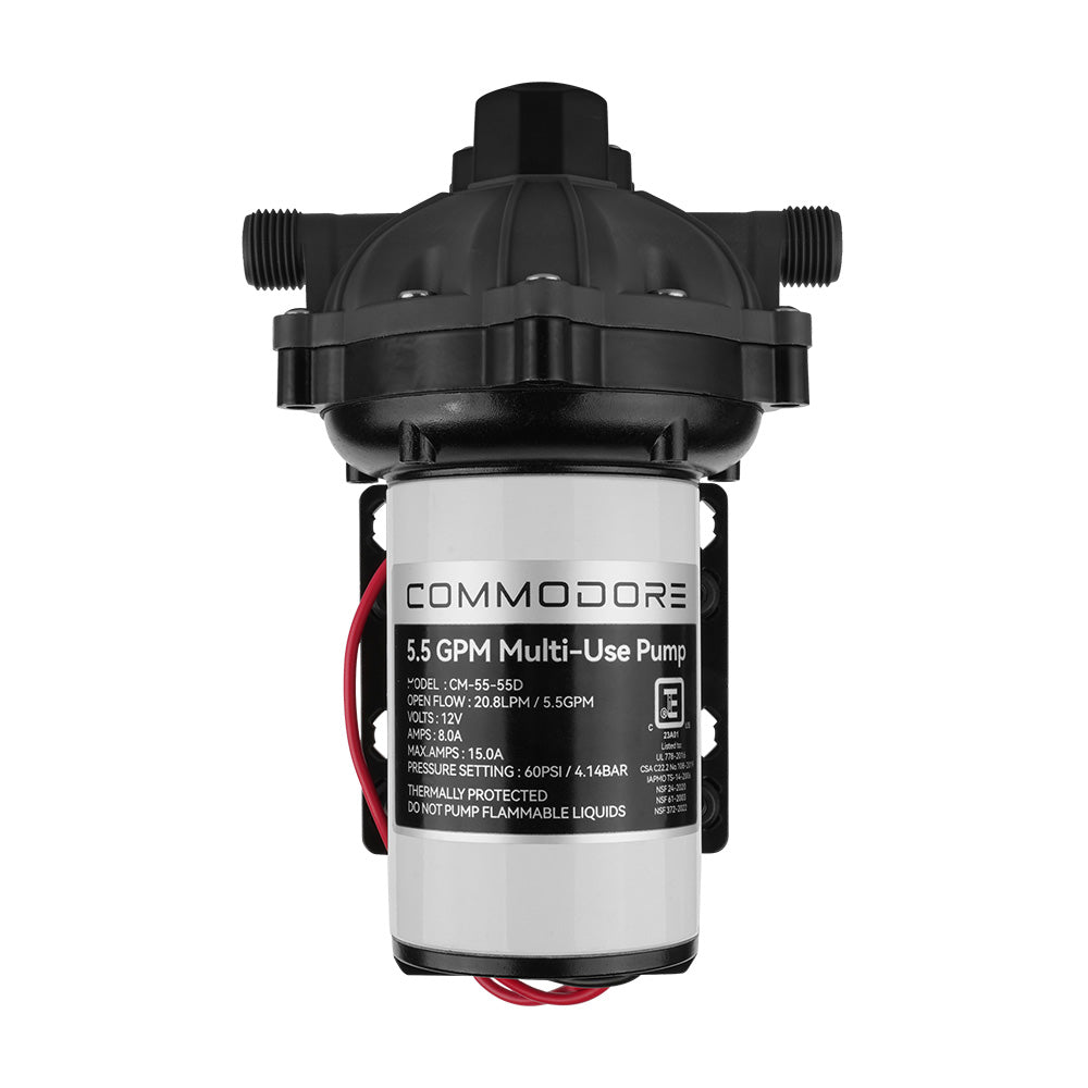 Commodore 55 GPM Water Pump 12V CM5555D