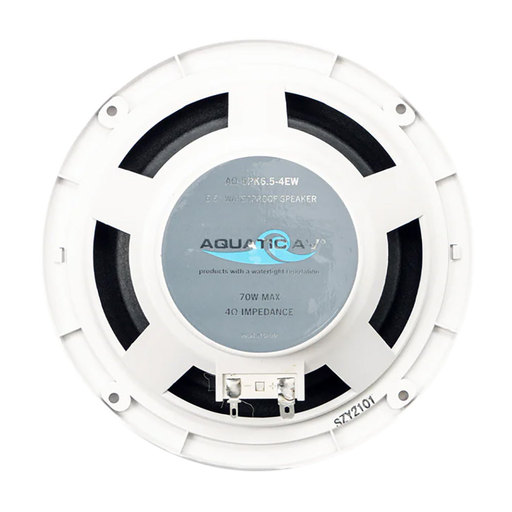 Aquatic AV 65 Economy Speakers White Pair EC121