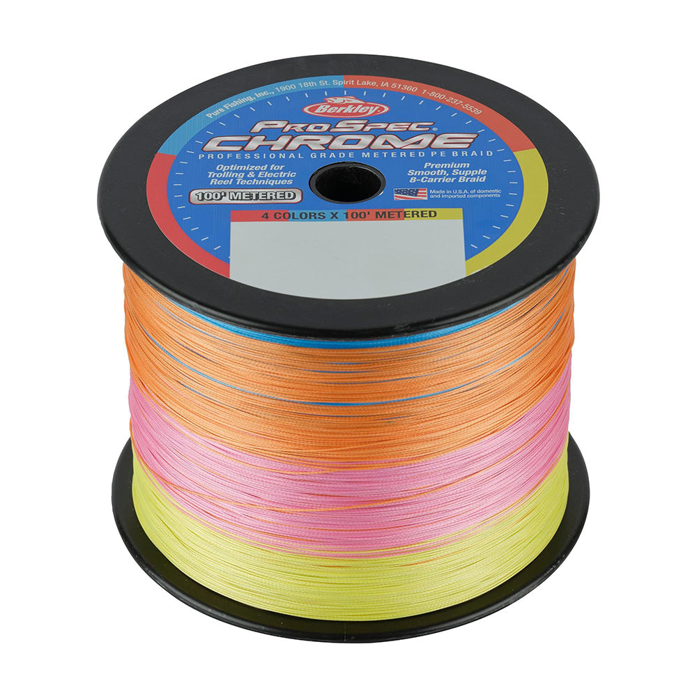 Berkley ProSpec Chrome 4 x 100 Metered Braid 50lb 3500yd 1640957