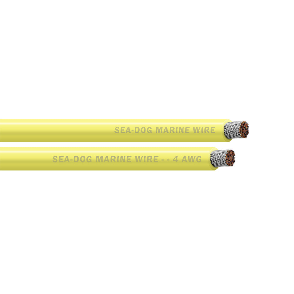 SeaDog 4 AWG Yellow Battery Cable 250 8004034