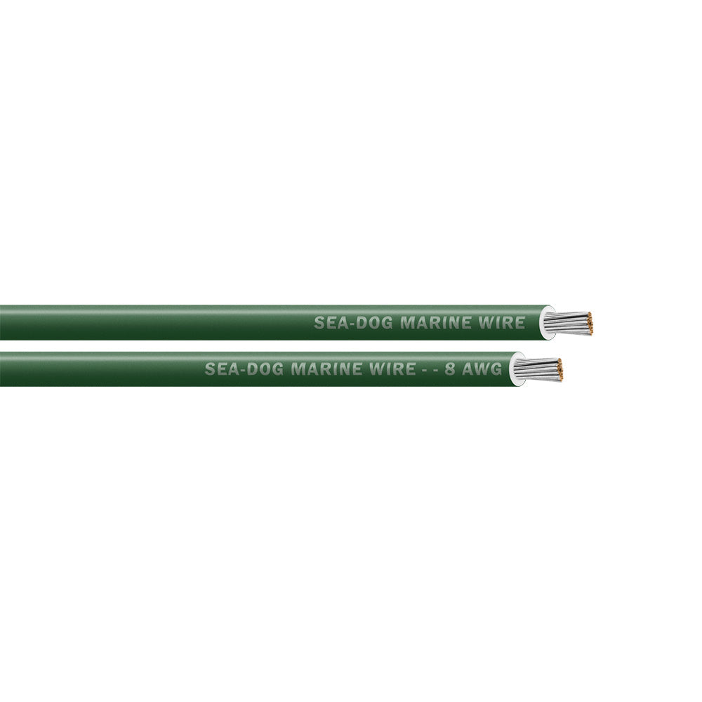 SeaDog 8 AWG Green Primary Wire 250 8008044