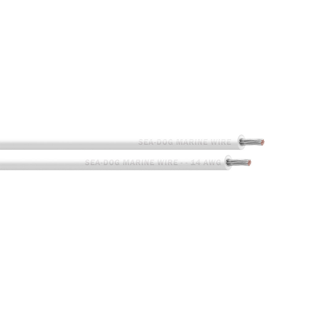 SeaDog 14 AWG White Primary Wire 100 8014052