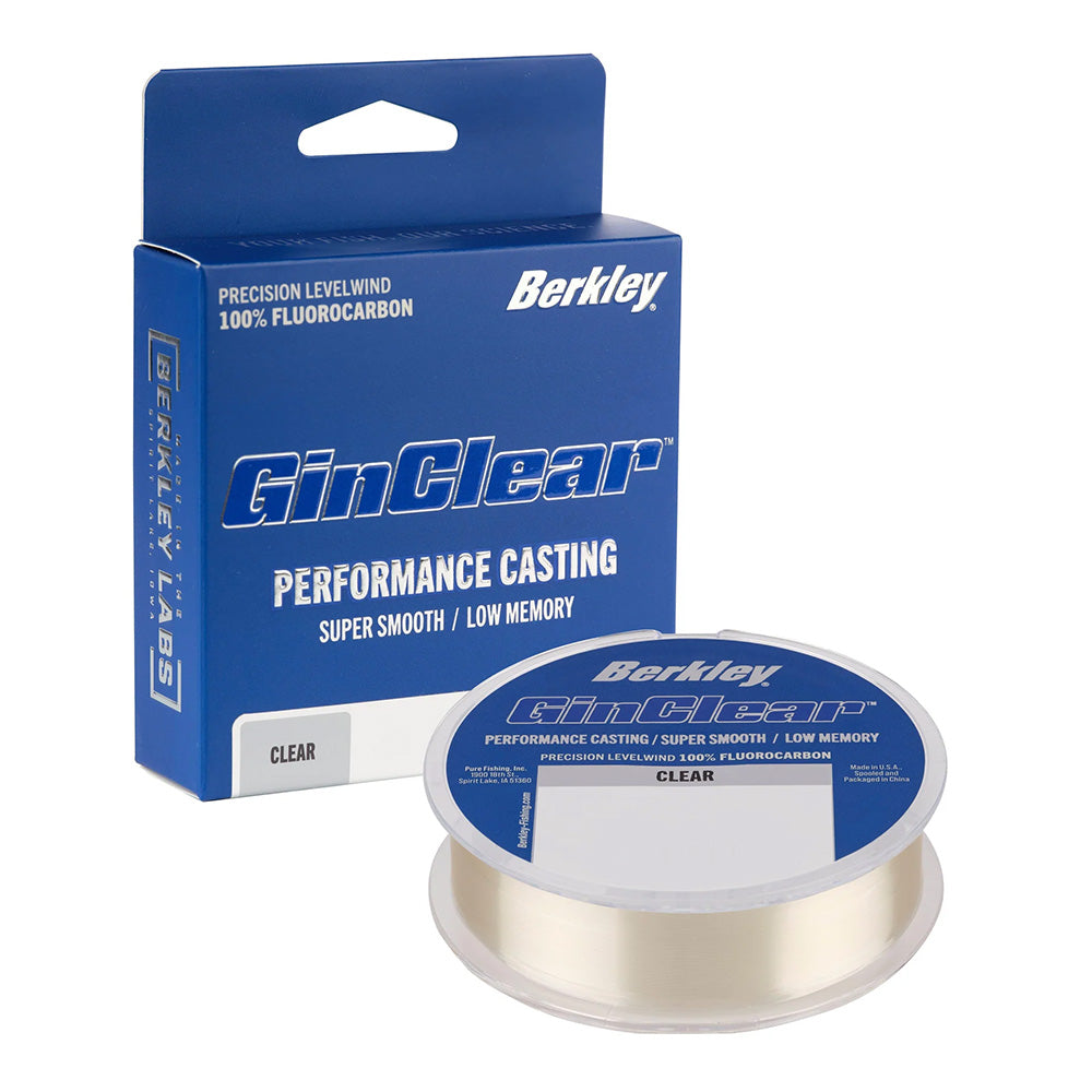 Berkley GINCLEAR Clear Fluorocarbon Line 4lb 200yd BGCFS415 1637443