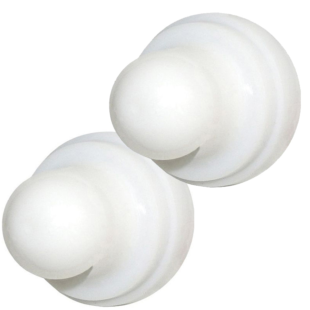 Blue Sea 4136 Push Button Reset Only Circuit Breaker Boot White 2Pack 4136