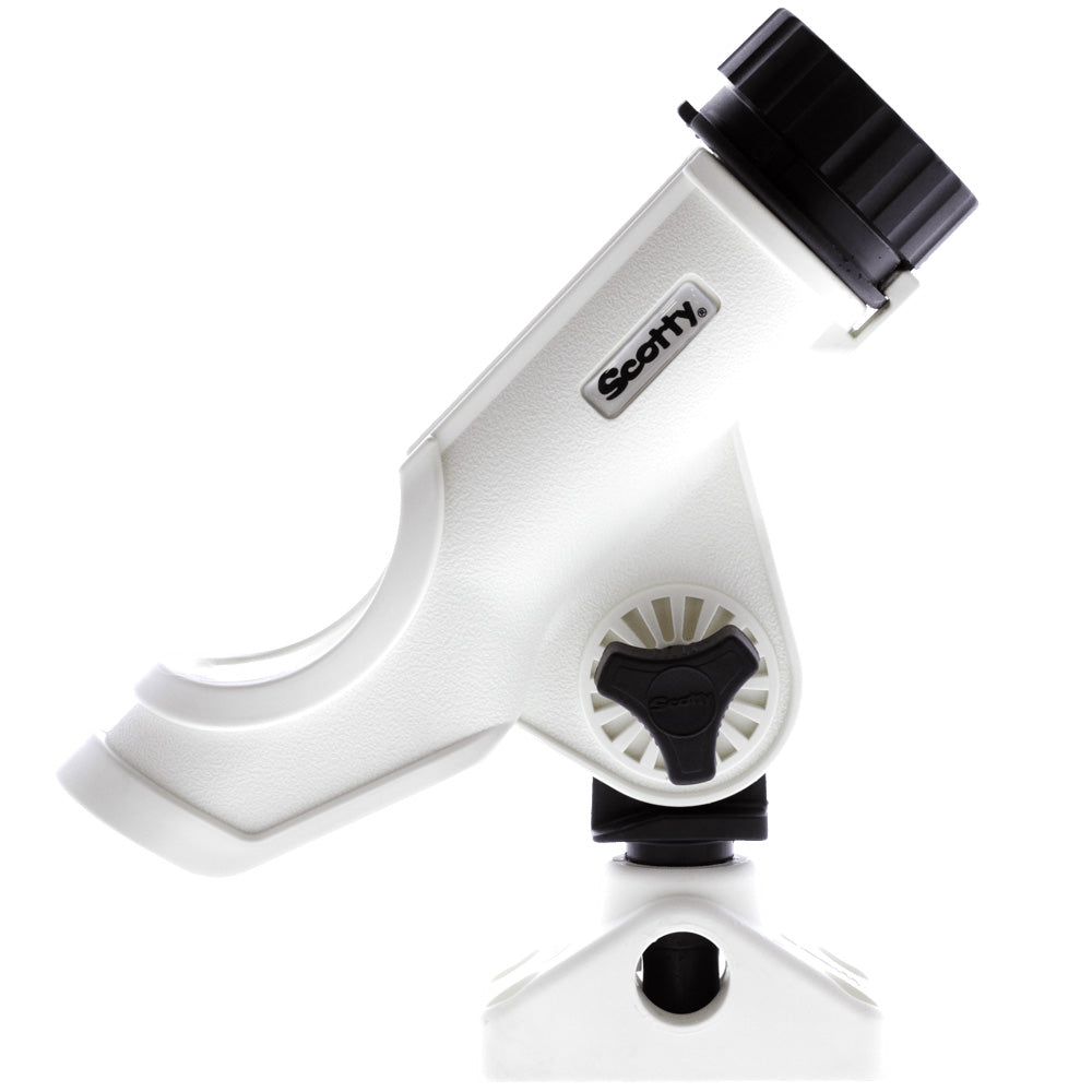 Scotty Powerlock Rod Holder White w241 SideDeck Mount 230WH