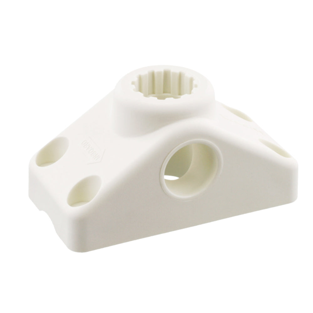 Scotty Combination Side Deck Mount White 241WH