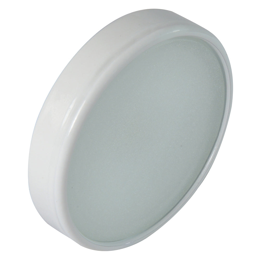 Lumitec Halo Flush Mount Down Light White Finish 3Color RedBlue NonDimming wWhite Dimming 112828