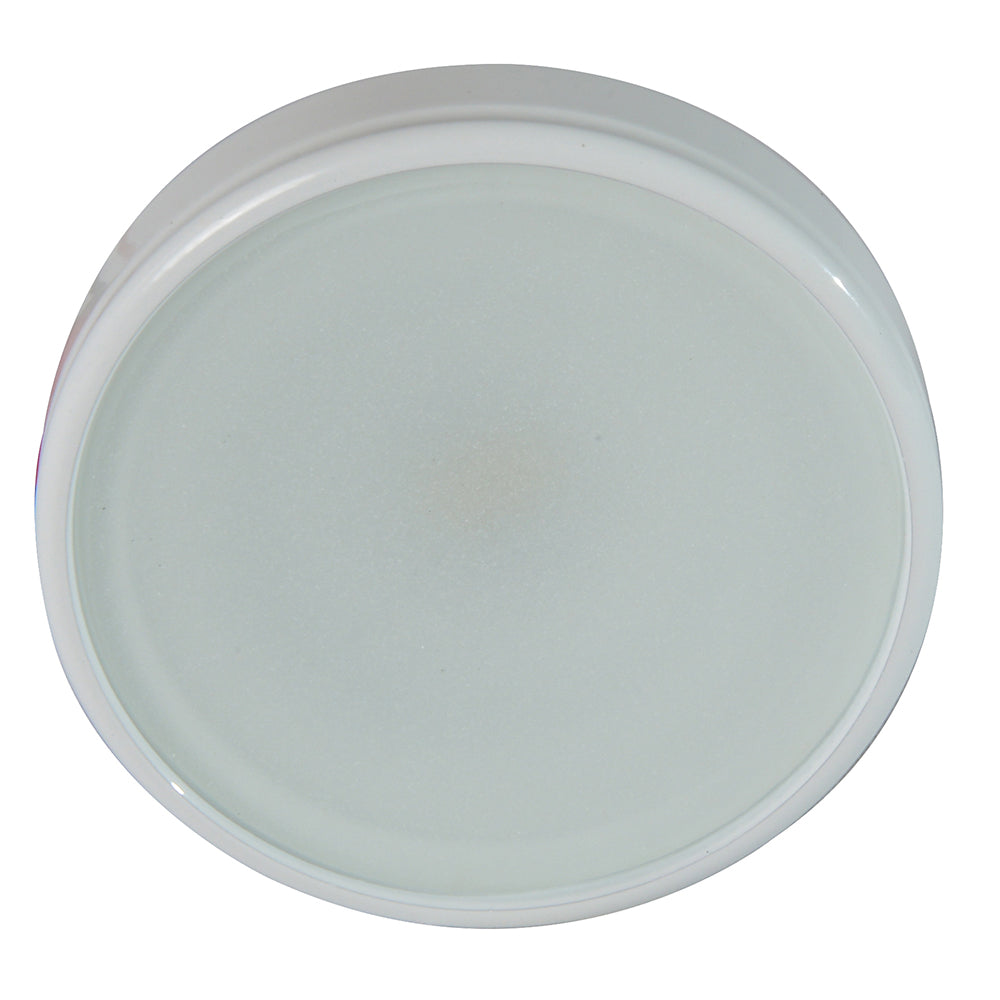 Lumitec Halo Flush Mount Down Light White Finish 3Color RedBlue NonDimming wWhite Dimming 112828