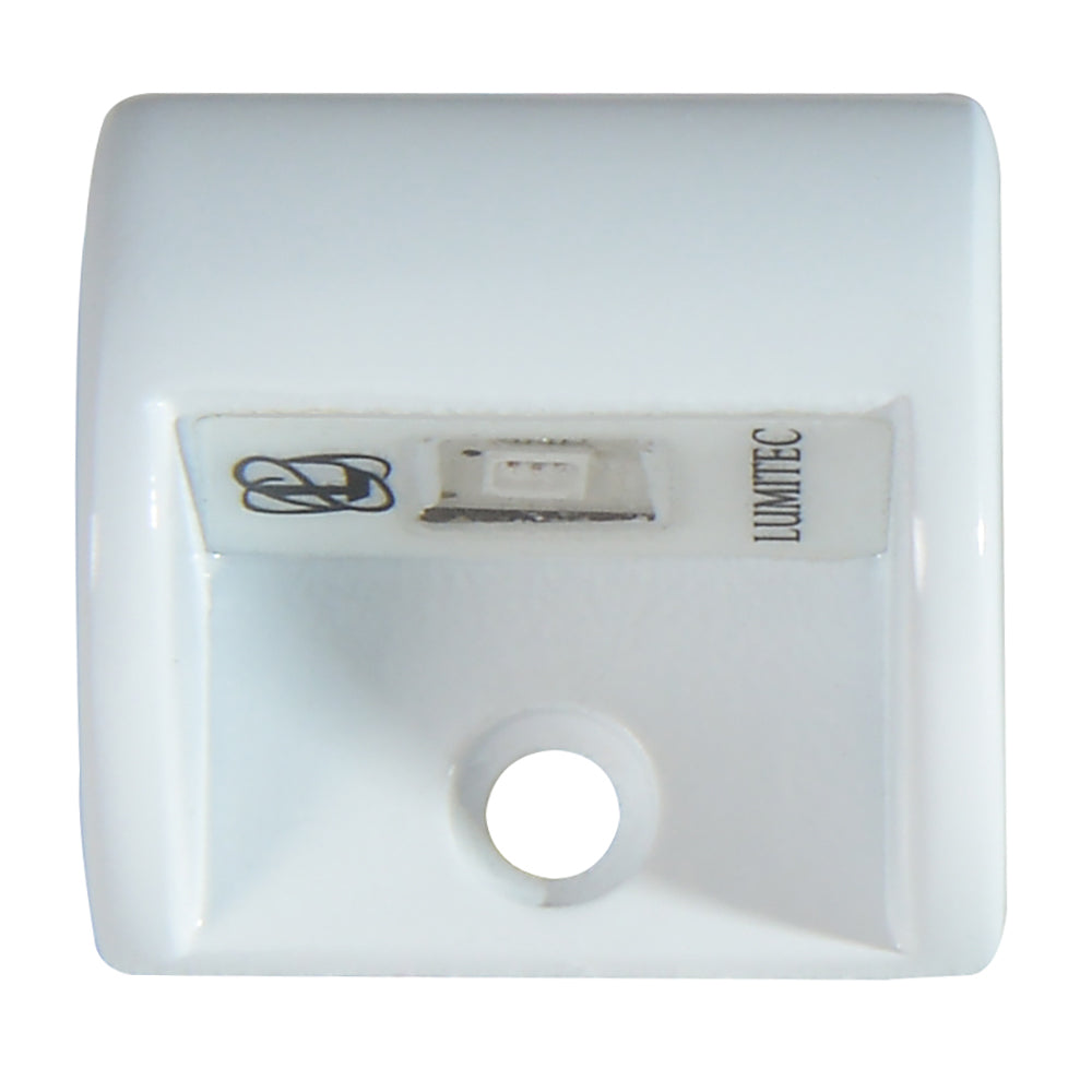 Lumitec Andros Courtesy Light White Powder Coat Finish Blue NonDimming 101047