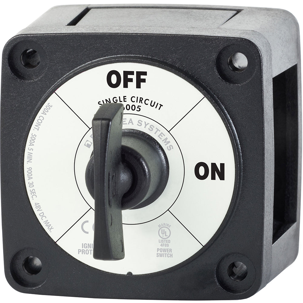 Blue Sea 6005200 Battery Switch Single Circuit ONOFF Black 6005200