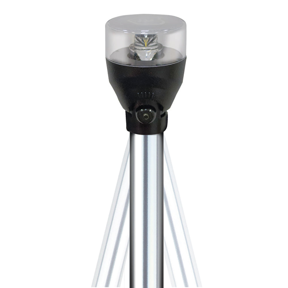 Attwood LED Articulating All Around Light 42 Pole 553042A7