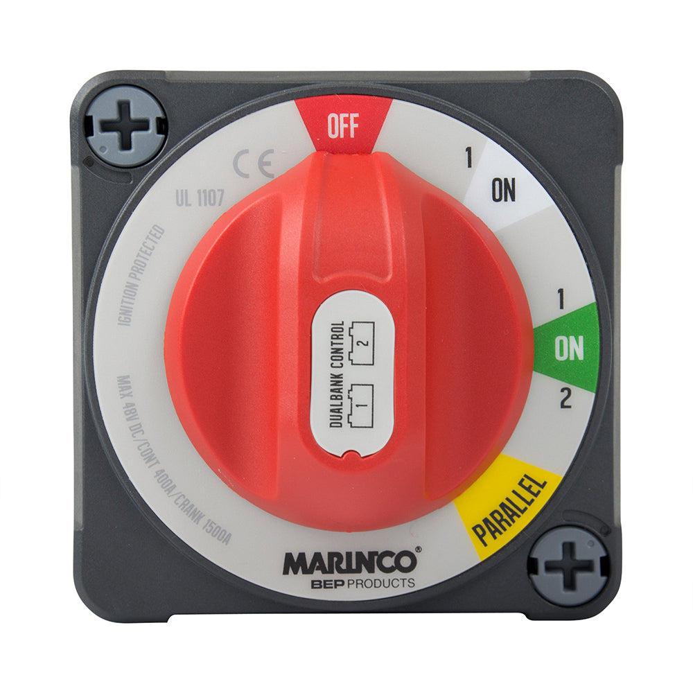 BEP Pro Installer 400a EZMount Dual Bank Control Battery Switch MC10 772DBCEZ