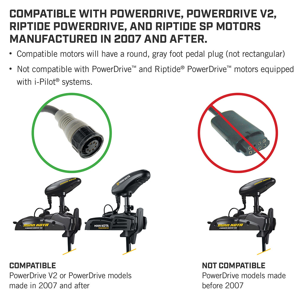 Minn Kota PowerDrive Foot Pedal ACC Corded 1866070