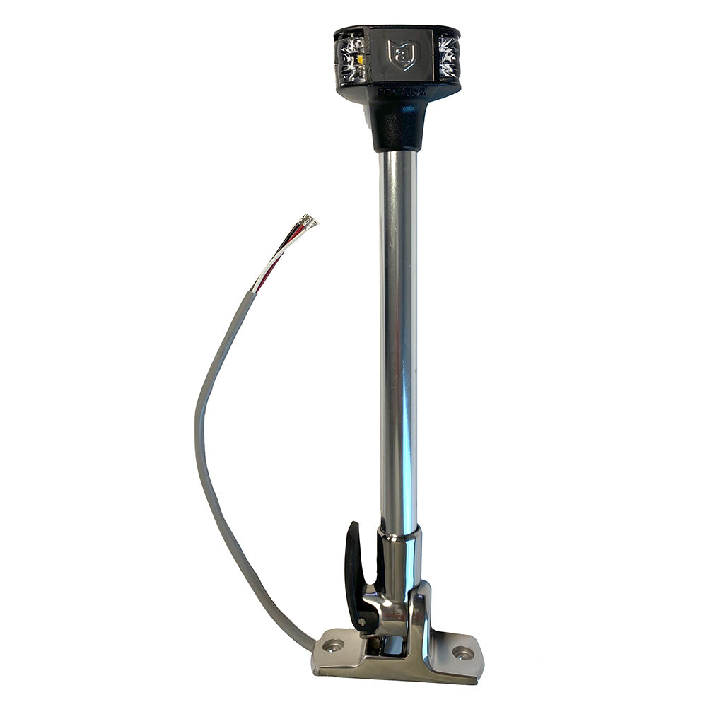 Attwood LightArmor FoldDown AnchorMasthead Light 12 12V 7812S7