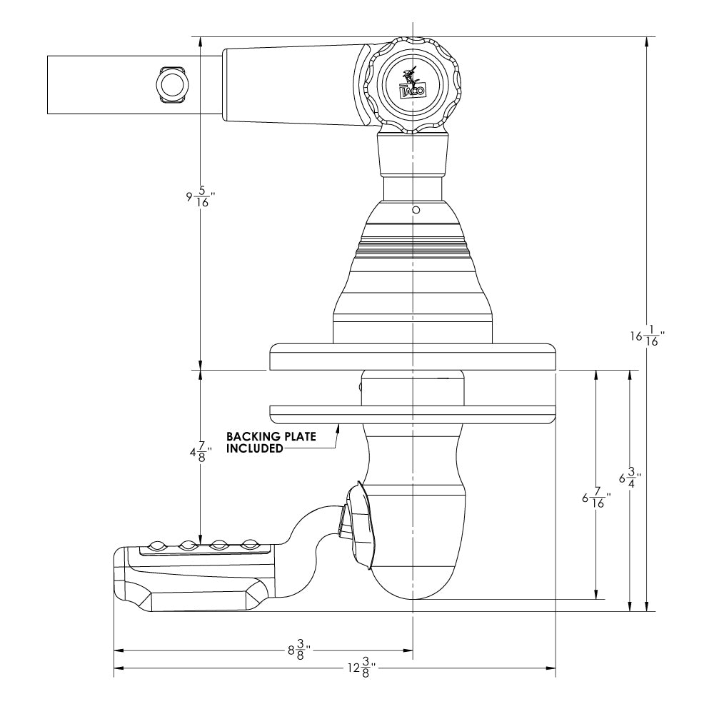 TACO Grand Slam 400 Outrigger Top Mount Pair GS400