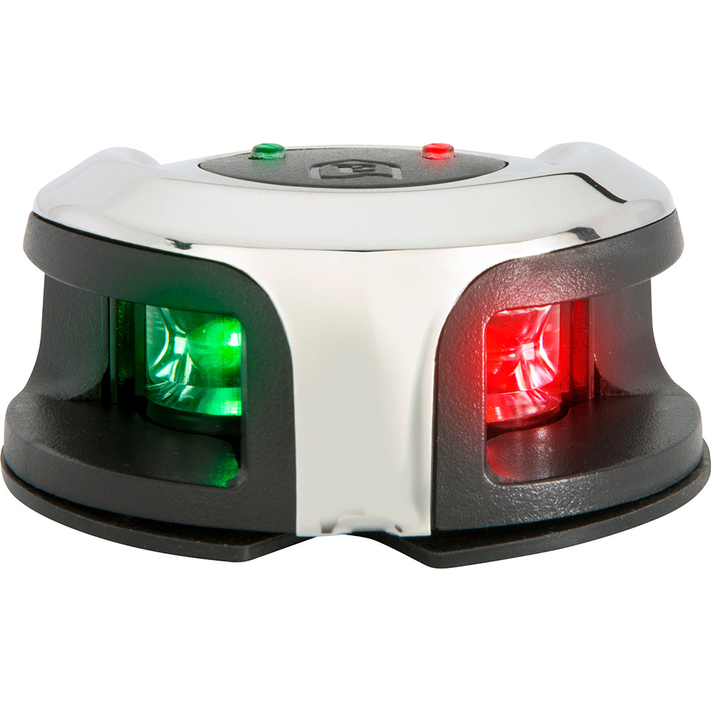 Attwood LightArmor Bow Mount Navigation Light Stainless Steel BiColor 2NM NV2002SS7