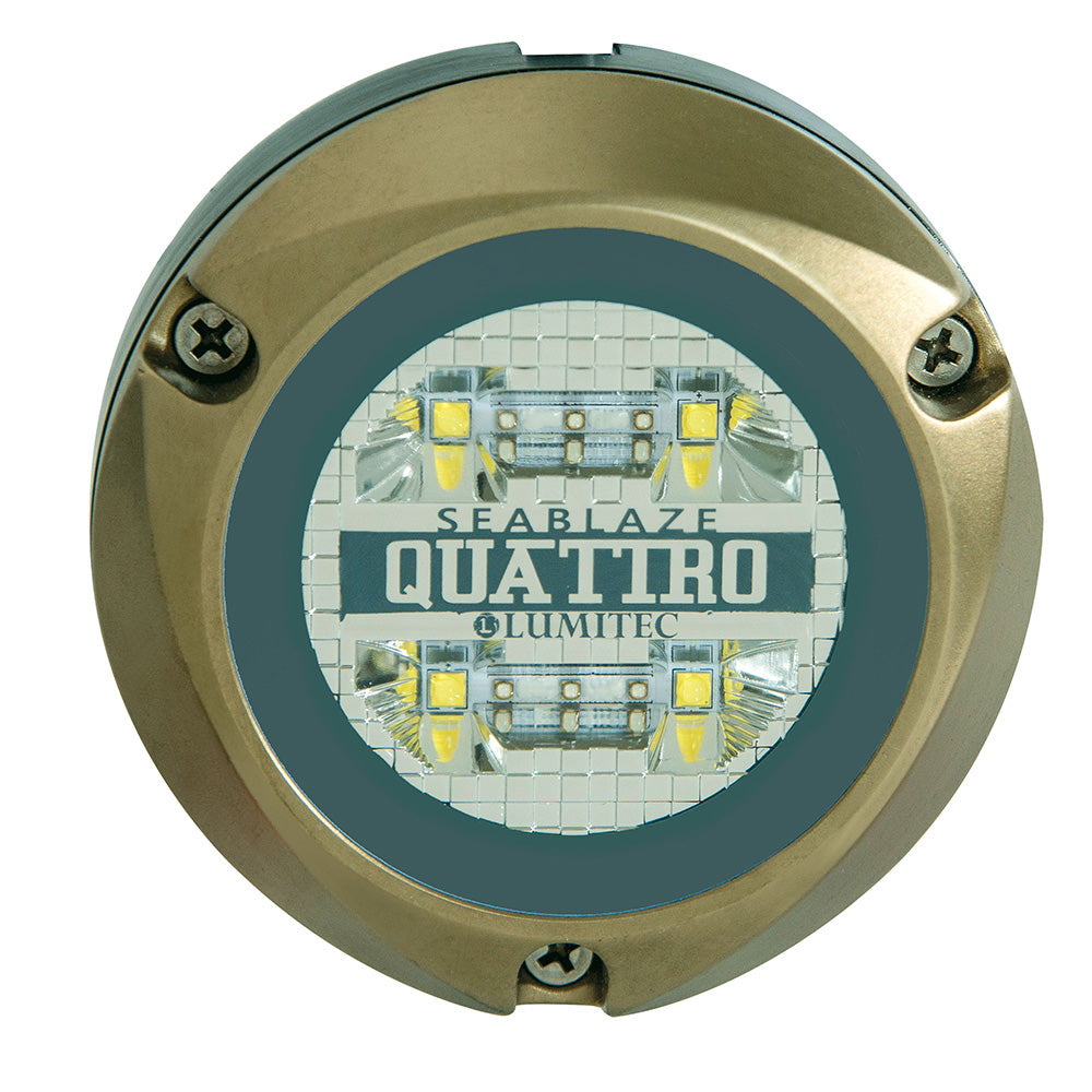 Lumitec Zambezi Quattro Surface Mount Underwater Light WhiteBlue 101459