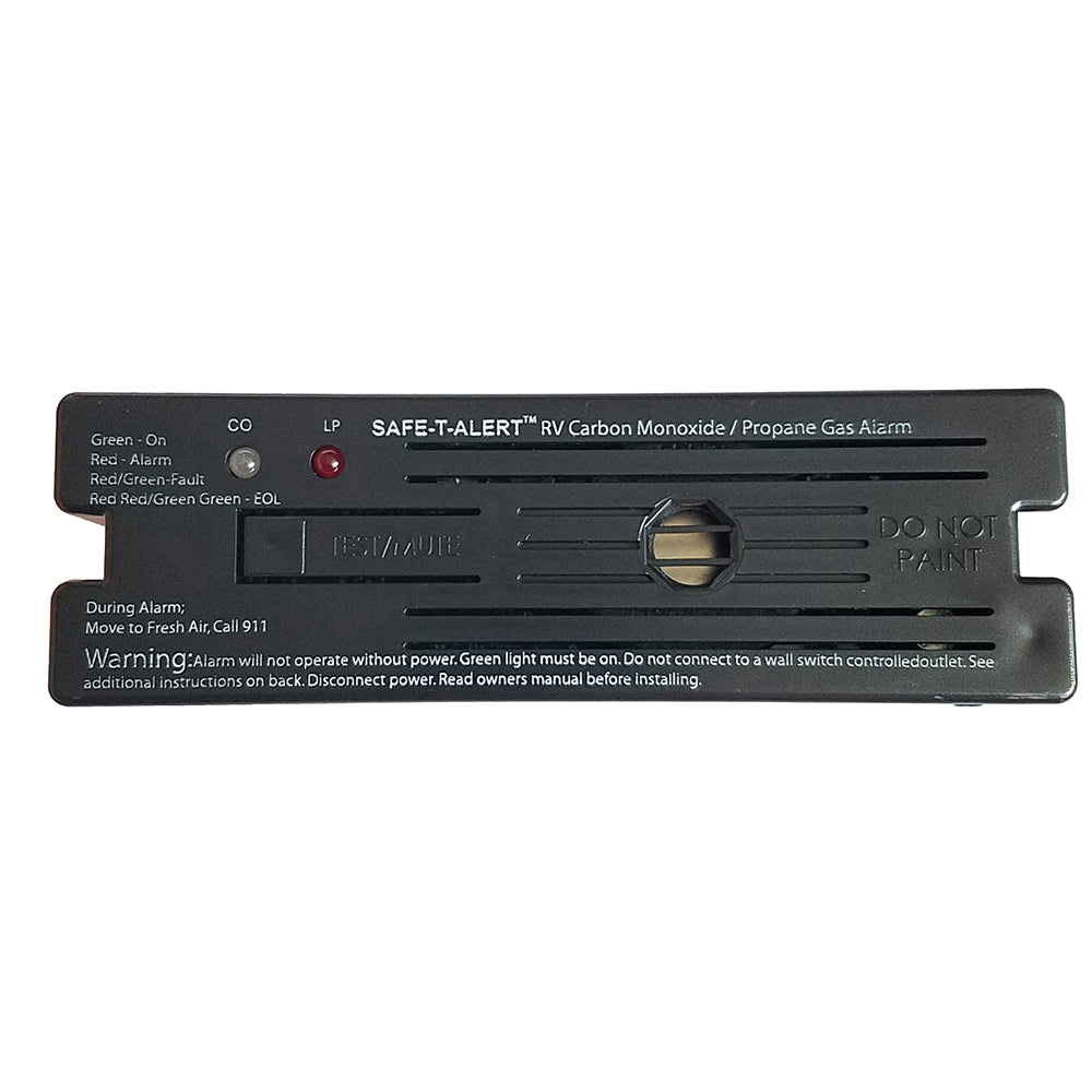 SafeTAlert Combo Carbon Monoxide Propane Alarm Surface Mount Black 35741BL