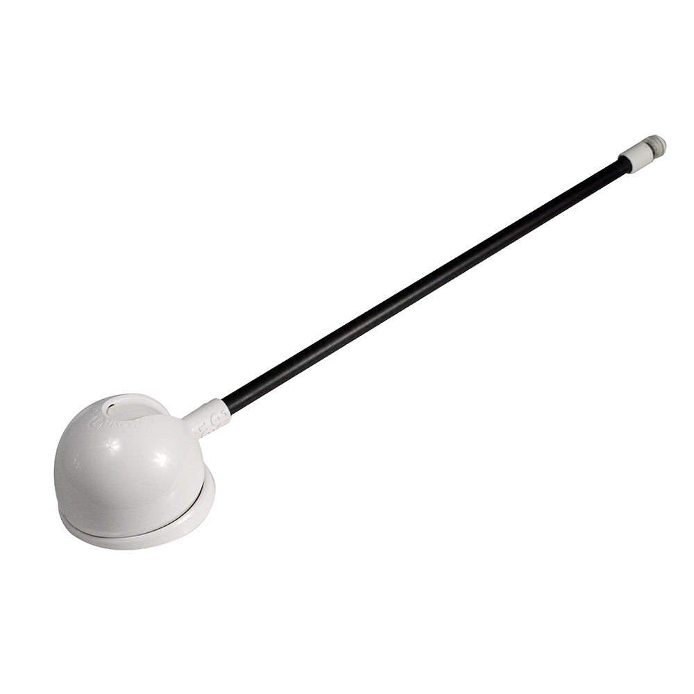Lumitec Contour Anchor Light 39 Black Shaft White Base 101584