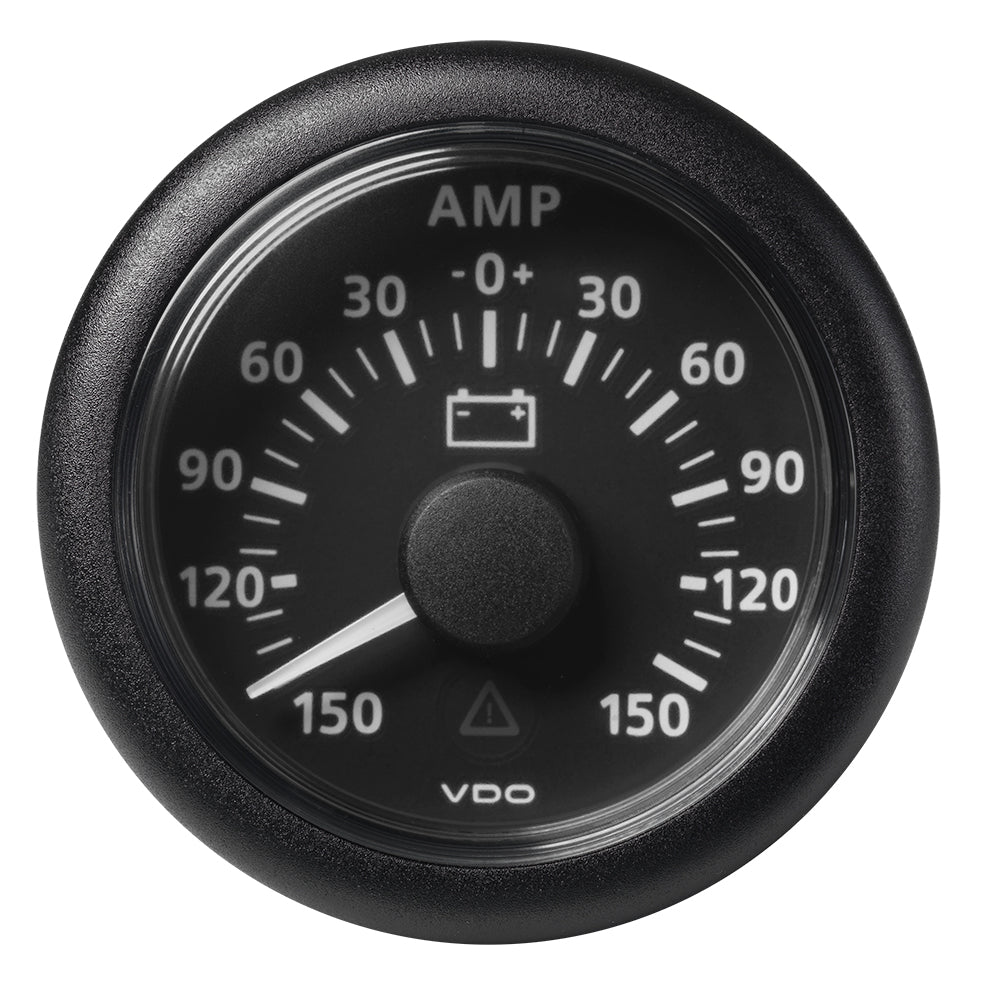 Veratron 52MM 2116 ViewLine Battery Status Gauge 150150AMP Black Dial Bezel A2C59512329
