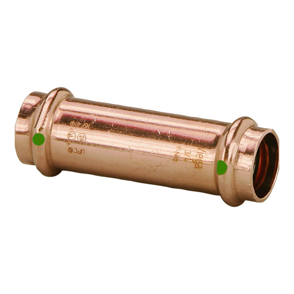 Viega ProPress 112 Extended Coupling wo Stop Double Press Connection Smart Connect Technology 79025