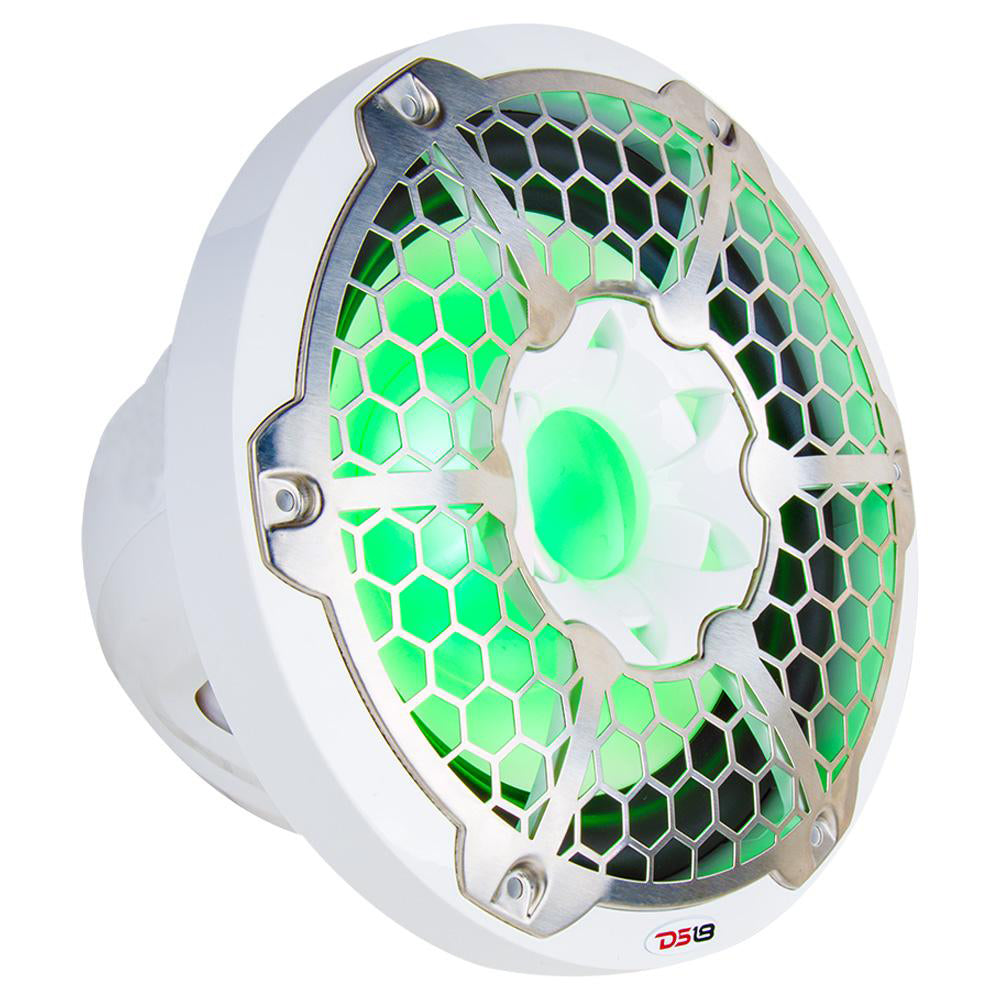 DS18 HYDRO 12 Subwoofer wRGB Lights 700W White NXL12SUBWH