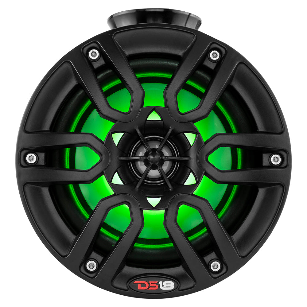 DS18 HYDRO 8 Compact Wakeboard Pod Tower wRGB Light 375W Black NXLPS8BK