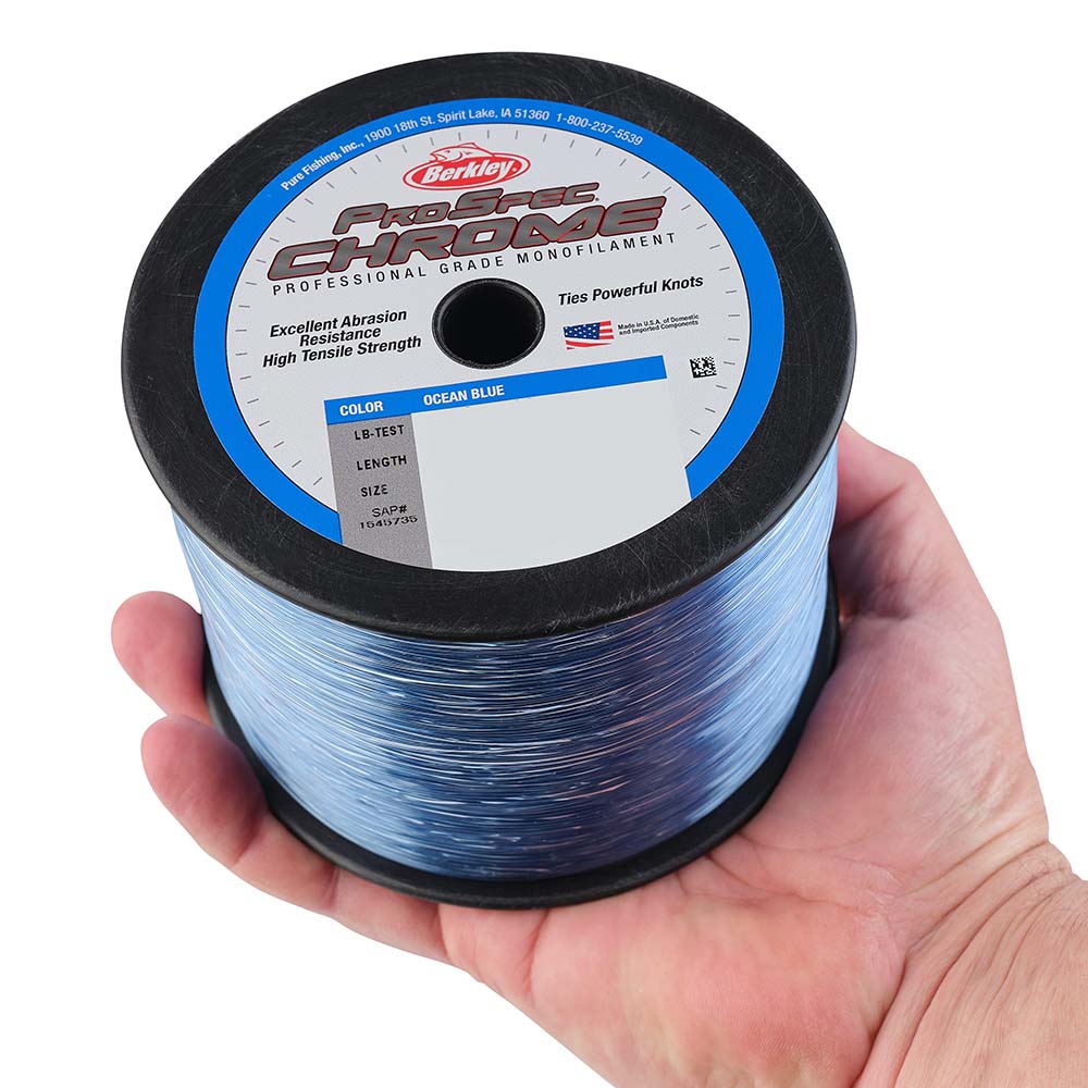 Berkley ProSpec Chrome Ocean Blue Monofilament 60 lb 1000 yds PSC1B60OBL 1545736