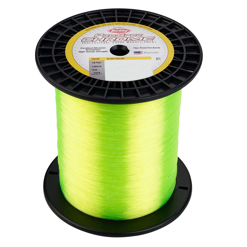 Berkley ProSpec Chrome HiVis Yellow Monofilament 16 lb 3000 yds PSC3B16HVY 1559030