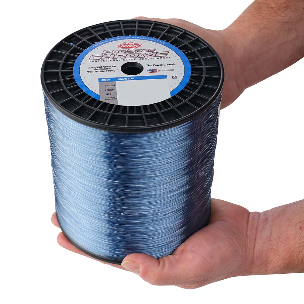 Berkley ProSpec Chrome Ocean Blue Microfilament 12lb 3000 yds PSC3B12OBL 1559035