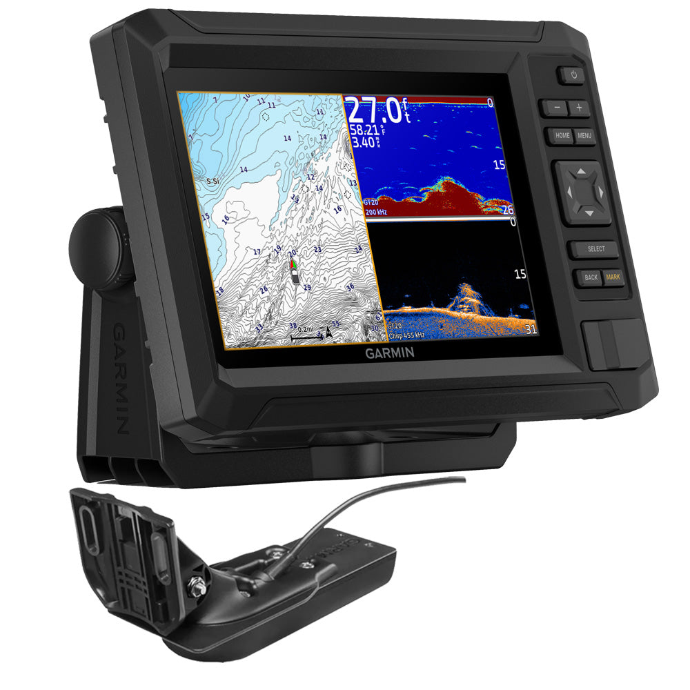 Garmin ECHOMAP UHD2 74CV ChartplotterFishfinder Combo wUS Coastal Maps GT20TM 0100259551