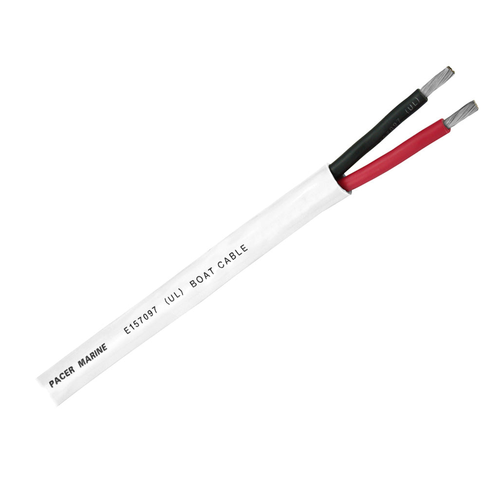 Pacer Duplex 2 Conductor Cable 500 142 AWG Round Cable Red Black WR142DC500