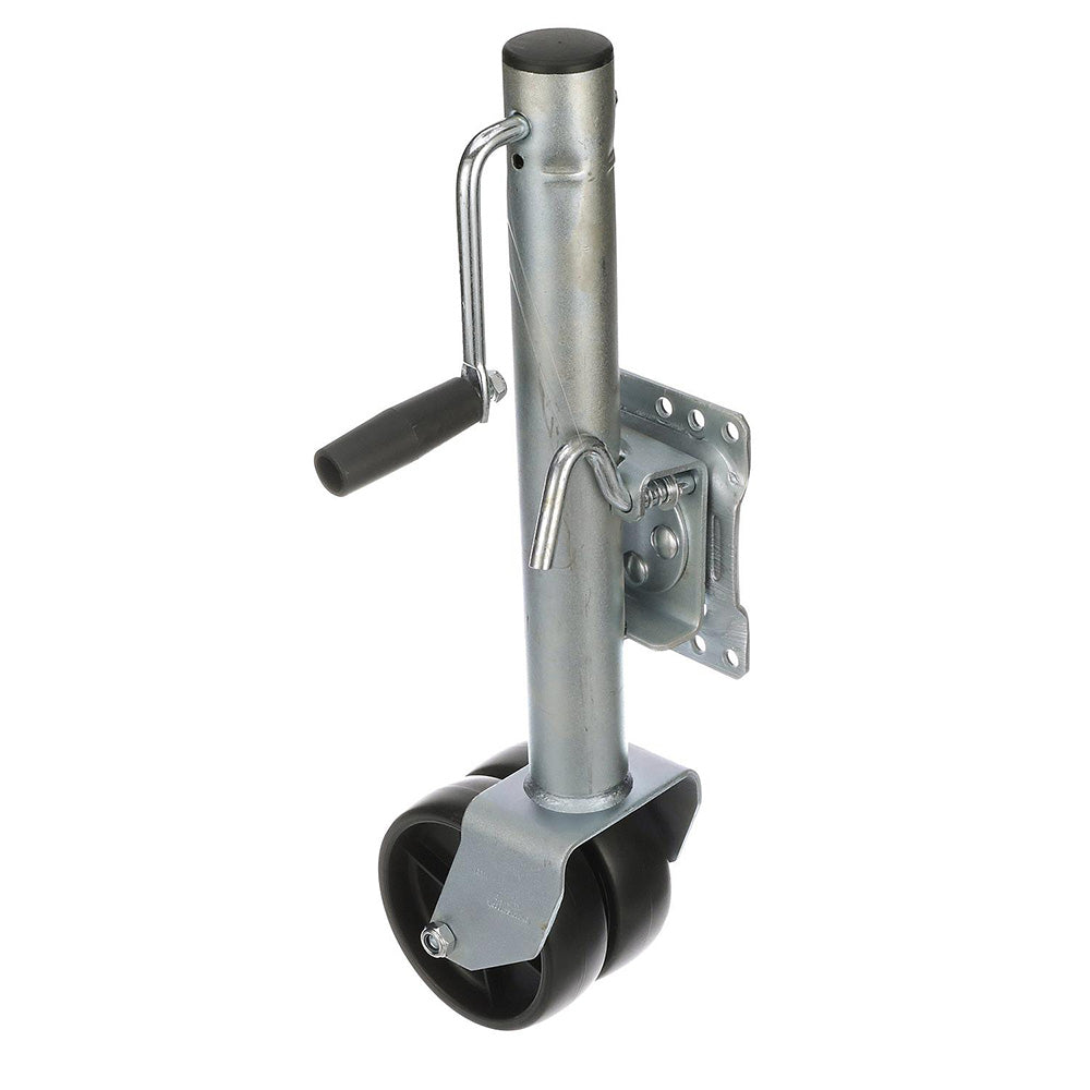 Attwood FoldUp Trailer Jack 1500 lb Capacity Dual Wheel 111264
