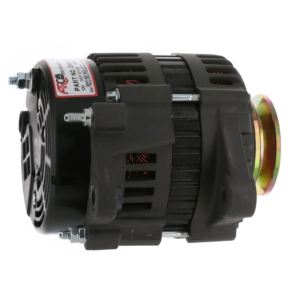 ARCO Marine Premium Replacement Alternator wSingleGroove Pulley 12V 70A 20810