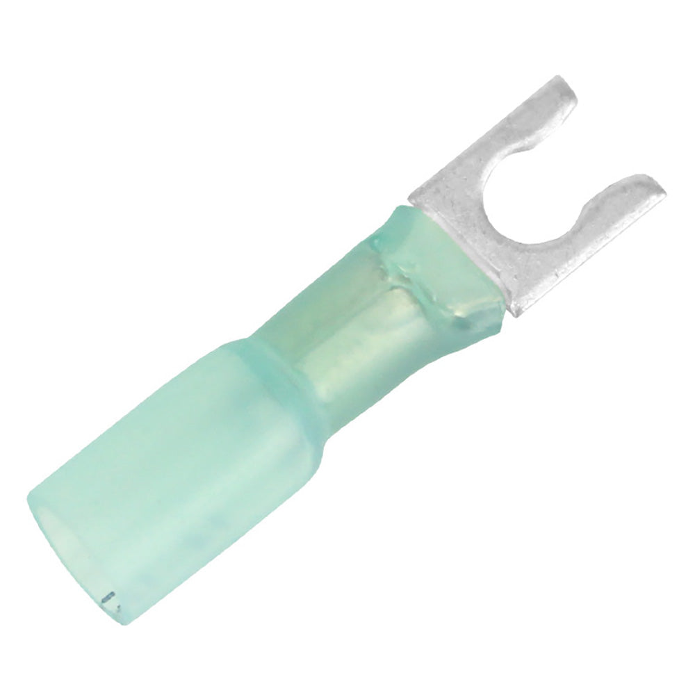 Pacer 1614 AWG Heat Shrink Spade Terminal 10 Stud Size 100 Pack TE1410SLF100
