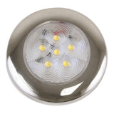 Scandvik B3 Downlight Surface Mount  Cool White  SS Trim  IP67  1224V 41320P