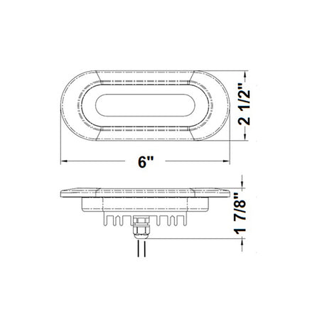 Scandvik Flush Mount Spreader Light  1030V  White 41343P