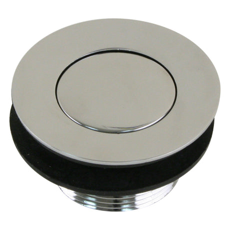 Scandvik Sink Drain wFlip Stopper  Chrome Plated Brass 19006P