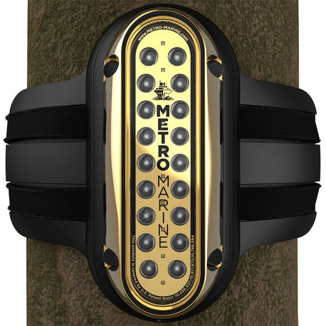Metro Marine HighOutput Vertical Piling Mount Light wIntelligent Monochromatic LEDs  Aqua 45 Beam FPME1VA345