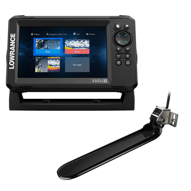 Lowrance Eagle 7 wTripleShot Transducer  US Inland Charts 00016120001