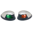 Perko RedGreen Horizontal Mount Side Lights  Pair  Chrome Plated Zinc 0648DP0CHR