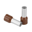 Pacer Brown 4 AWG Wire Ferrule  16mm Length  10 Pack TFRL416MM10