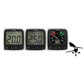 Raymarine i50i60 Wind Speed Depth System Pack wTransducers T70584