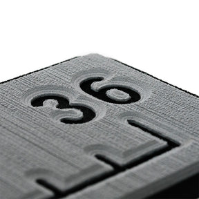 SeaDek 36 Routed Ruler  6mm  Brushed Texture  Storm GreyBlack 5358380066